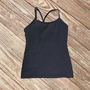 [lululemon] Power Y tank, solid black
